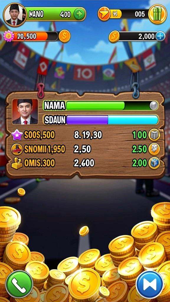 cw8888 - Mode multiplayer yang memungkinkan bersaing dengan teman.