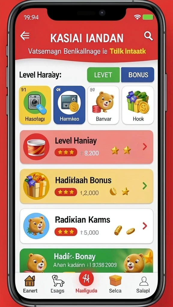 hokibonus - Tampilan menu utama HOKIBONUS yang atraktif.