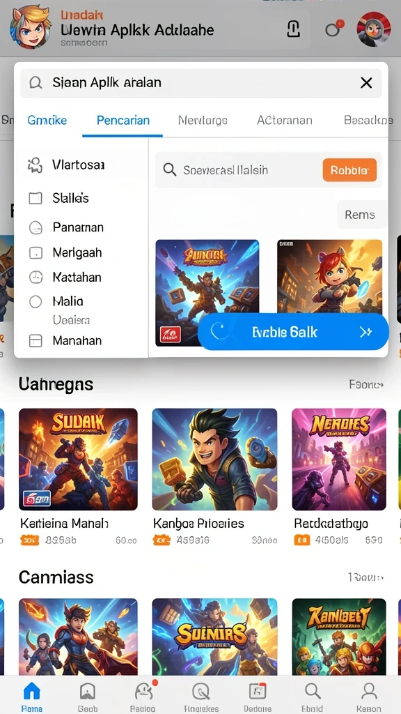 pasar123 - Tampilan awal aplikasi PASAR123 yang menarik.