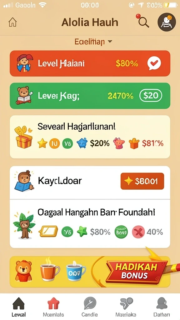 planet77 - Tampilan antarmuka yang user-friendly dan mudah dipahami.
