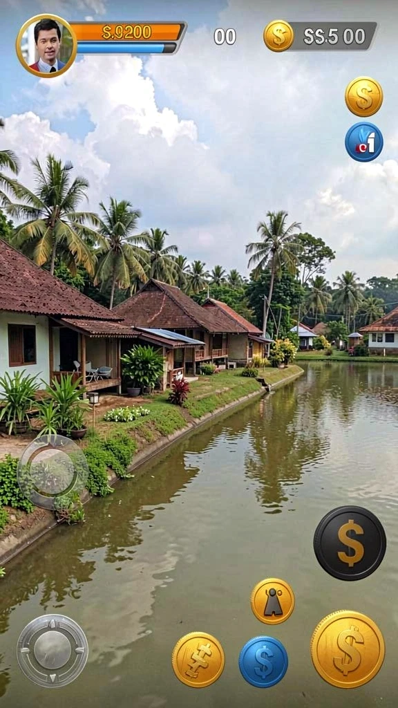 rajapanen - Tampilan awal kebun dengan berbagai tanaman.