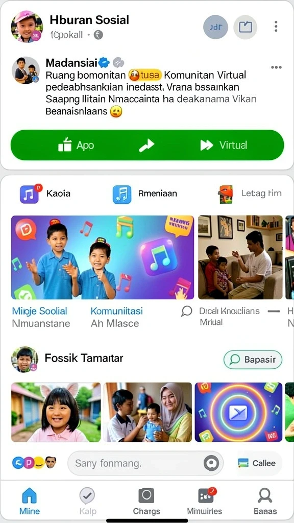 singa8 - Ilustrasi grafis pemandangan indah dalam game.